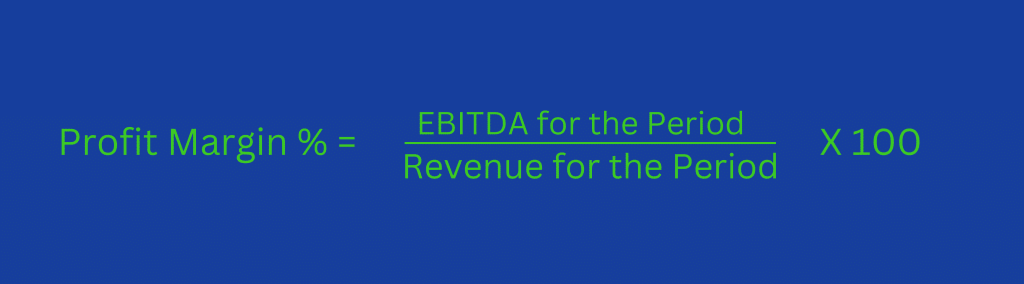 profit margin percent formula