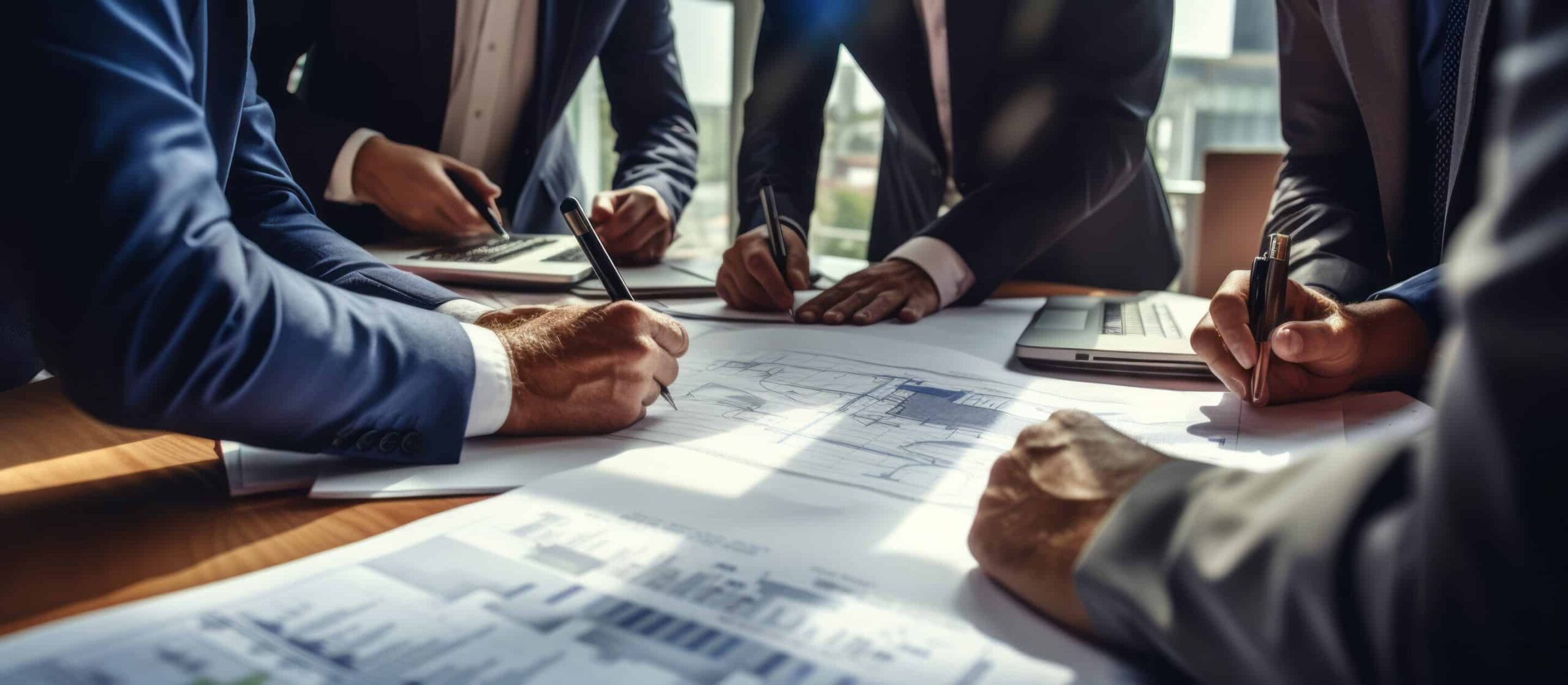 multiple people working on a project