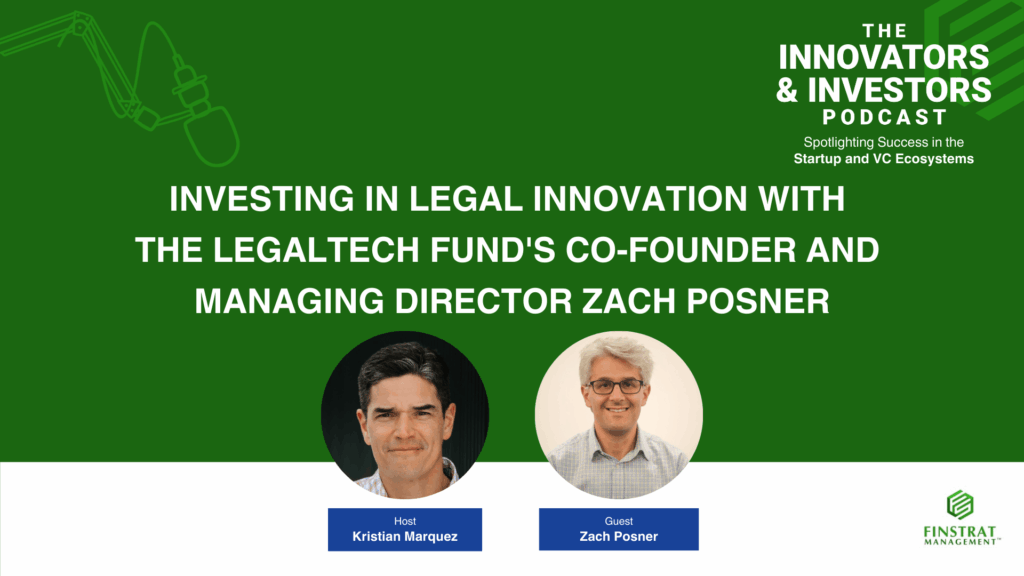 Investing in legal innovation with the legaltech fund's co-founder and managing director Zach Posner