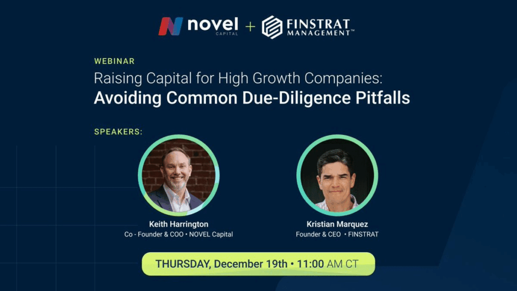 Novel Capital and FinStrat Management. webinar cover art