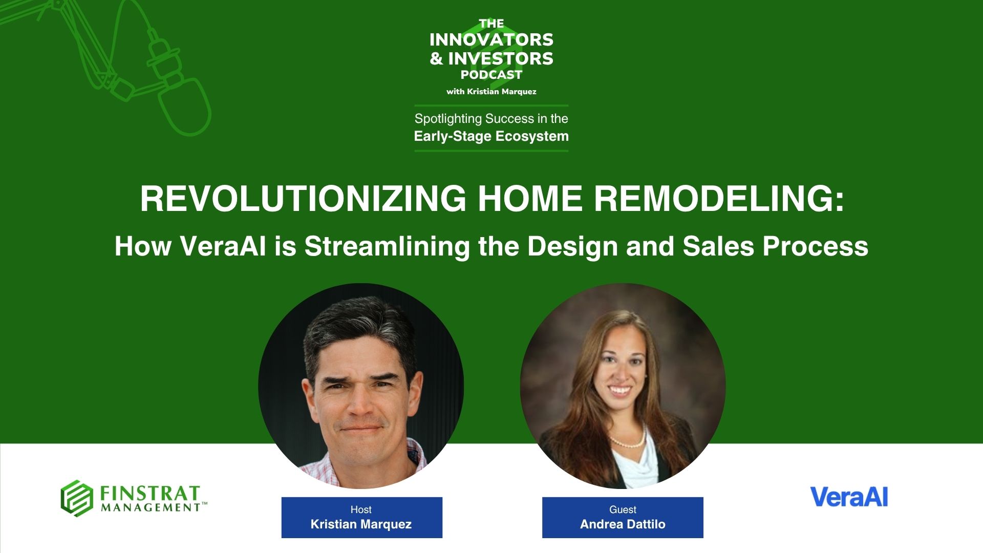 Andrea Dattilo from VeraAi on the Innovators & Investors Podcast Cover Art
