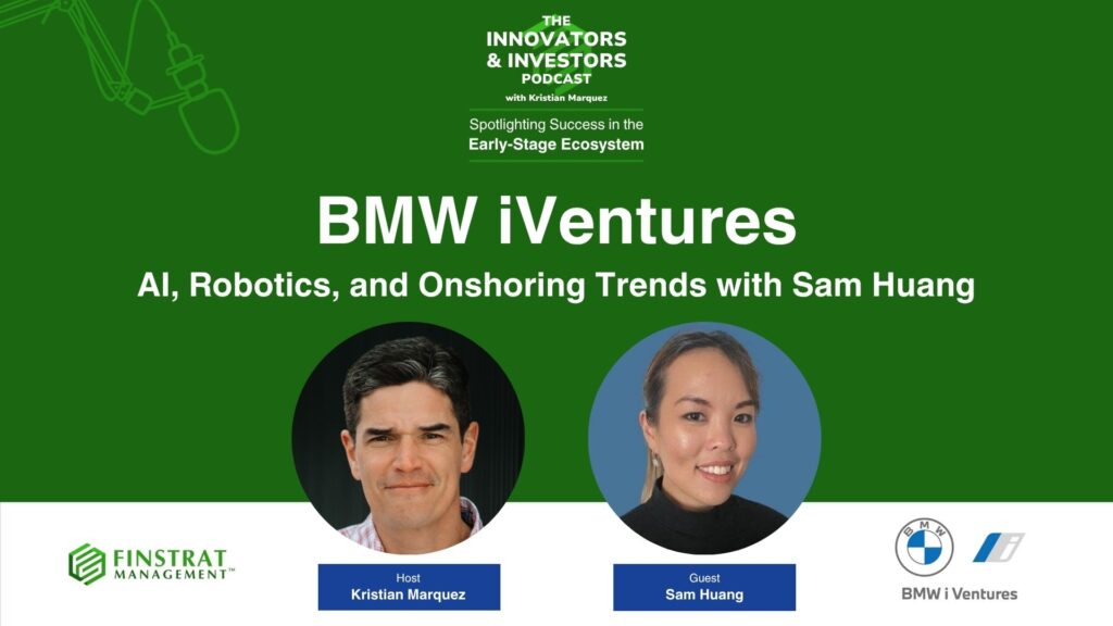 Sam Huang from BMW iVentures on the Innovators and Investors podcast with Kristian Marquez
