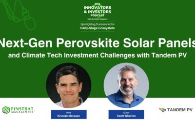 Next-Gen Perovskite Solar Panels and Climate Tech Investment Challenges with Tandem PV