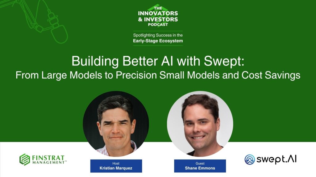 Shane Emmons from Swept on Innovators & Investors Podcast hosted by Kristian Marquez