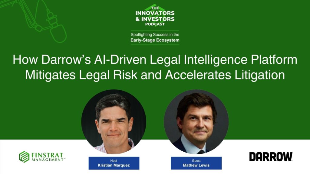 Mathew Keshav Lewis from Darrow on Innovators & Investors Podcast hosted by Kristian Marquez
